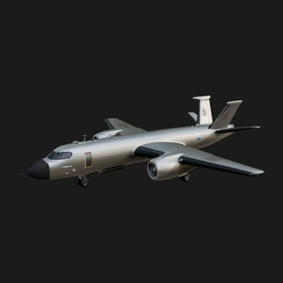 Military Cargo Plane Model Design 30 3D Print Model