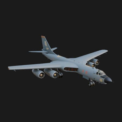 Military Cargo Plane Model Design 33 3D Print Model