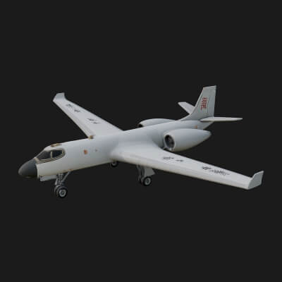 Military Cargo Plane Model Design 9 3D Print Model