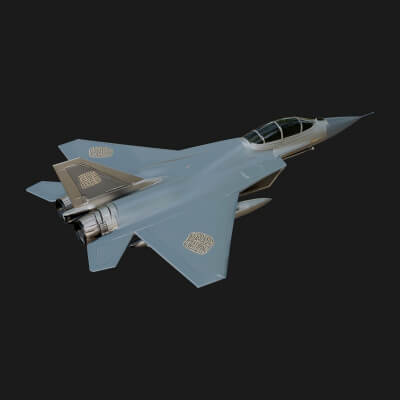 Military Jet Fighter Model Design 10 3D Print Model