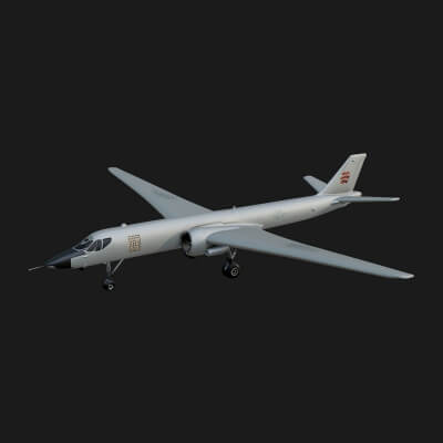 Military Jet Fighter Model Design 14 3D Print Model