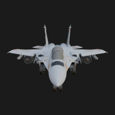Military Jet Fighter Model Design 15 3D Print Model