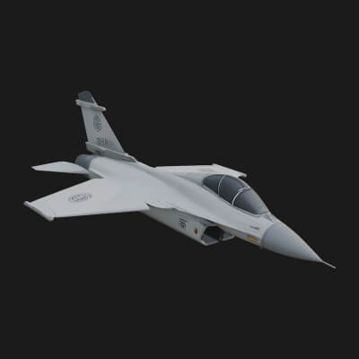 Military Jet Fighter Model Design 16 3D Print Model