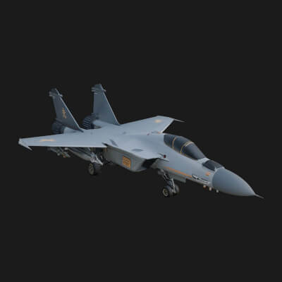 Military Jet Fighter Model Design 17 3D Print Model