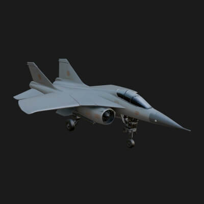 Military Jet Fighter Model Design 18 3D Print Model