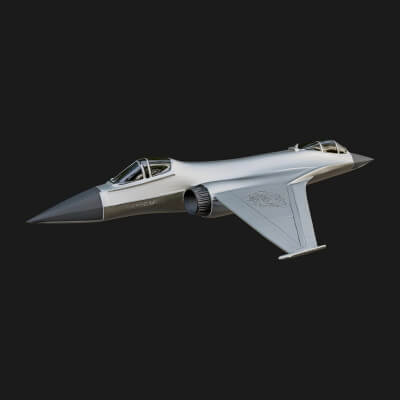Military Jet Fighter Model Design 21 3D Print Model