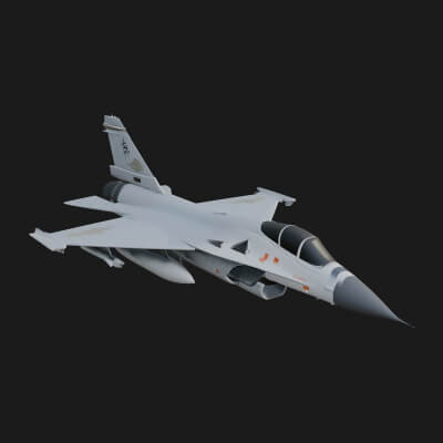 Military Jet Fighter Model Design 29 3D Print Model