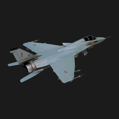Military Jet Fighter Model Design 30 3D Print Model