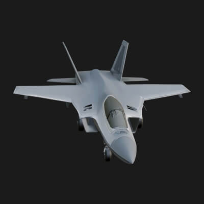 Military Jet Fighter Model Design 47 3D Print Model