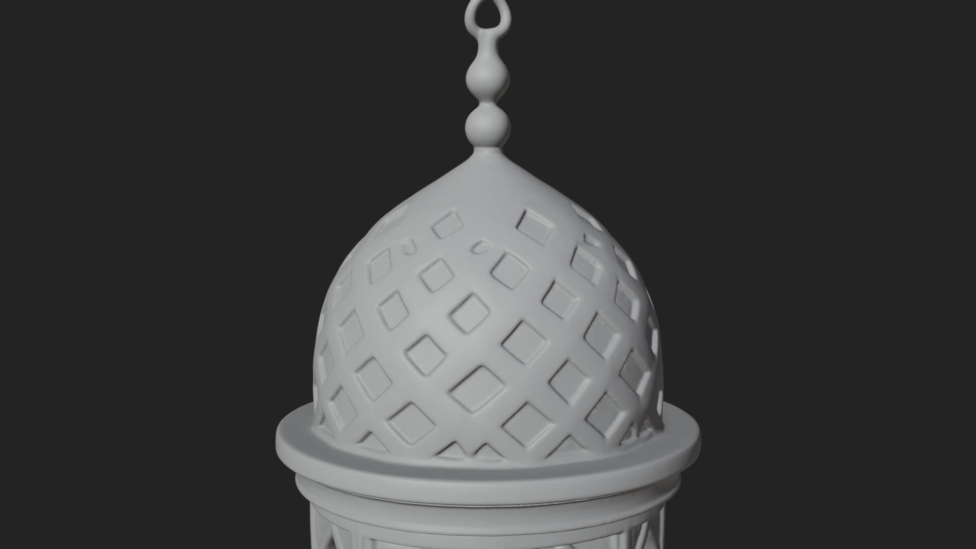 Minaret Stone Tower Design 4 3D Print Model 3D Model