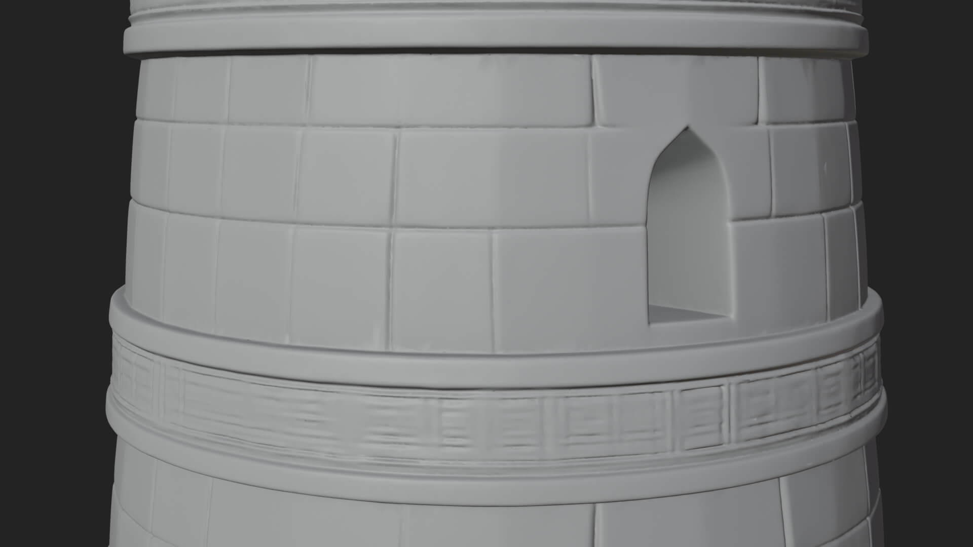 Minaret Stone Tower Design 8 3D Print Model 3D Model