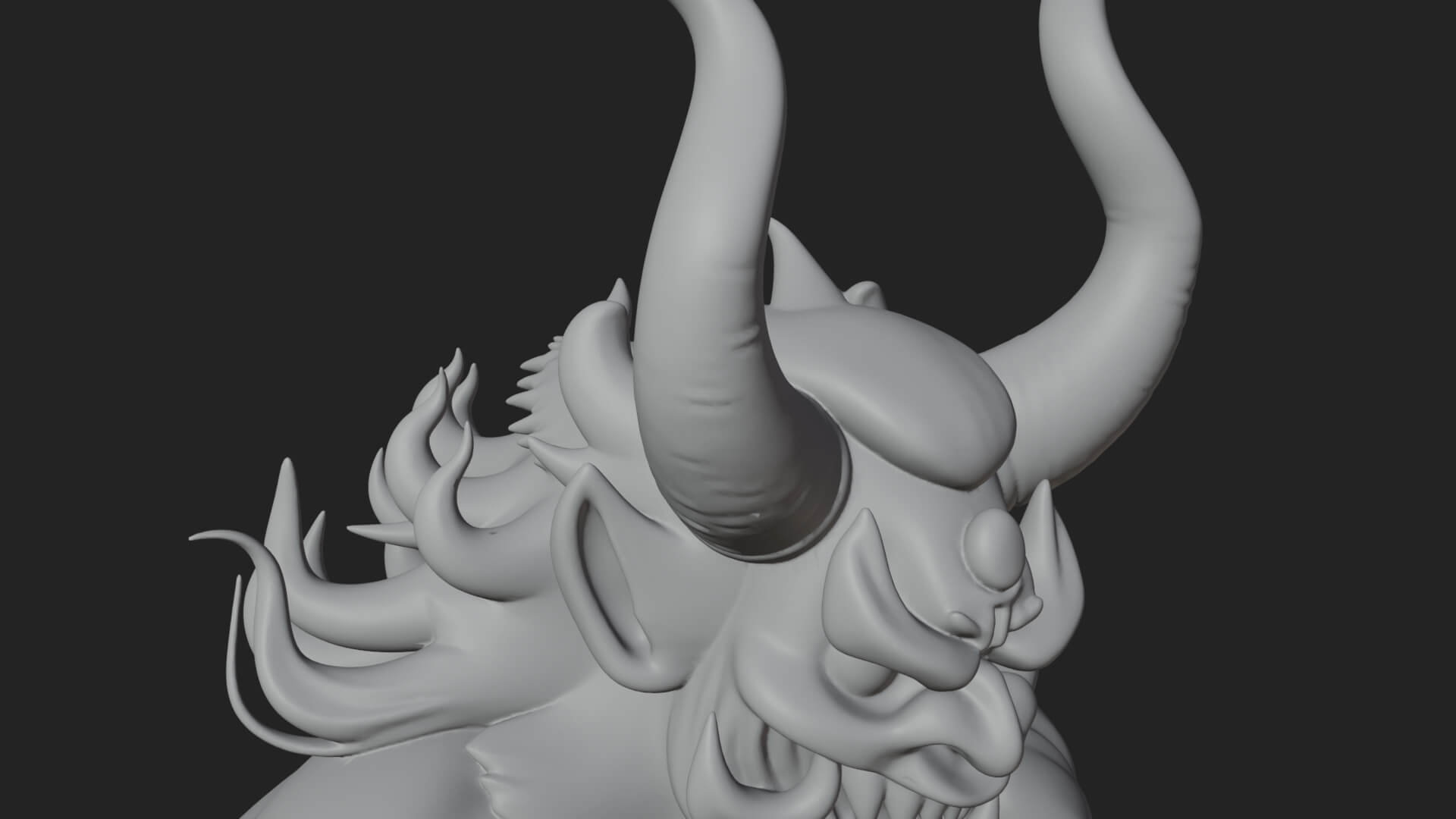 Minotaur Bull Beast Statue Design 11 3D Print Model 3D Model