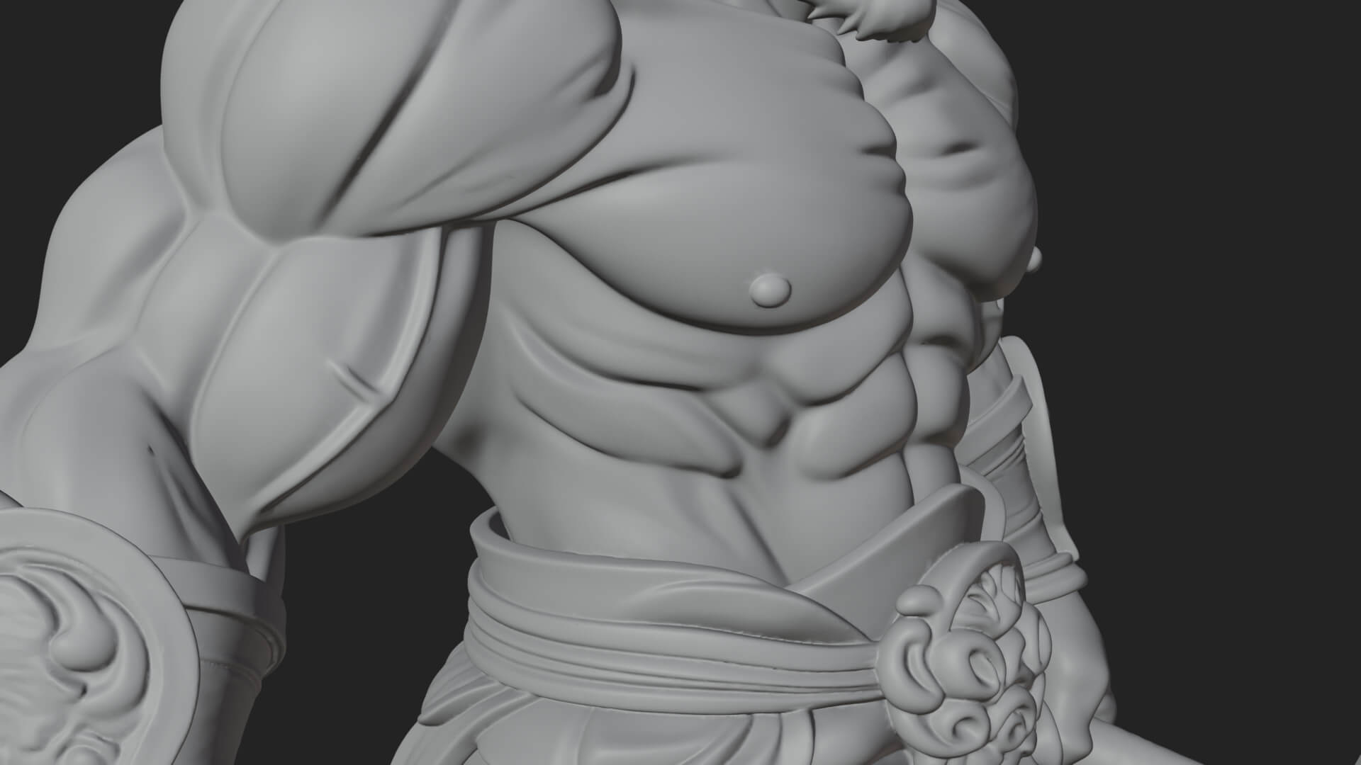 Minotaur Bull Beast Statue Design 11 3D Print Model 3D Model