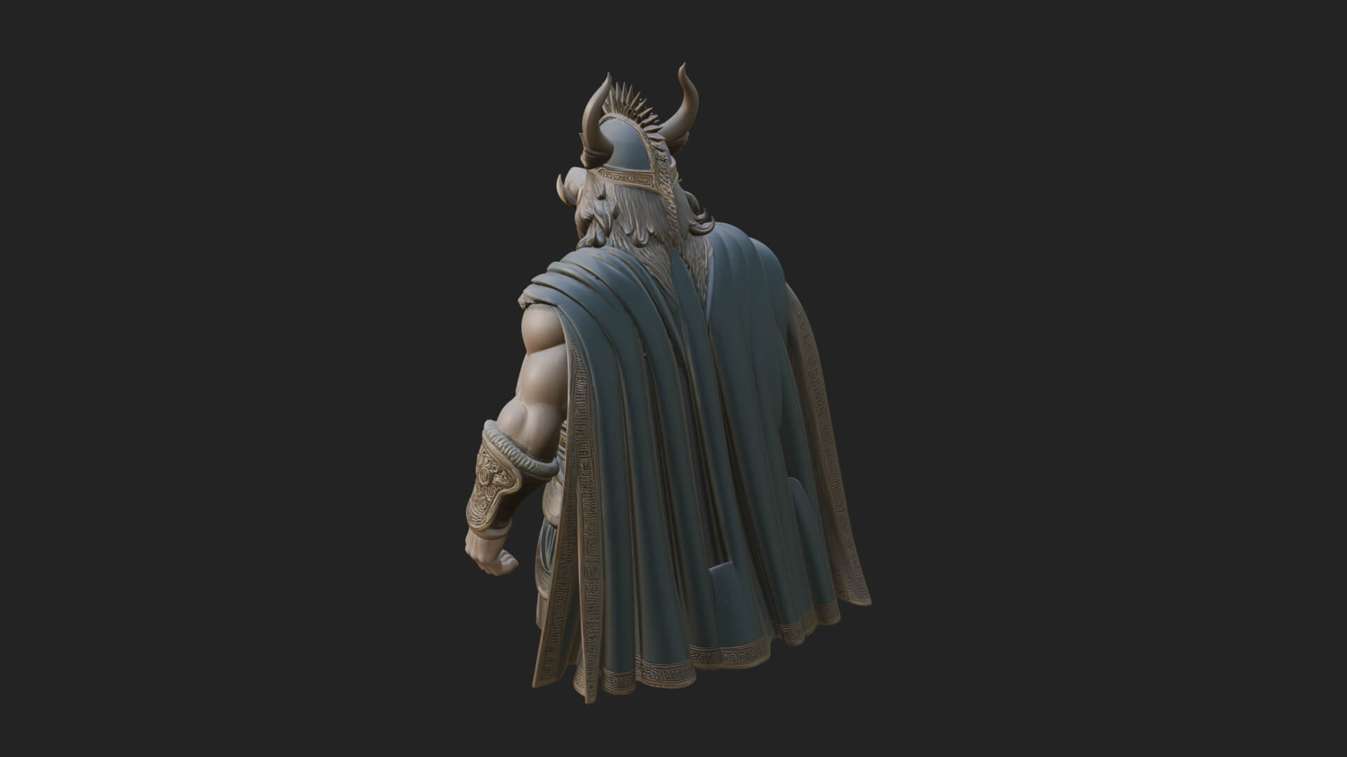 Minotaur Bull Beast Statue Design 14 3D Print Model 3D Model
