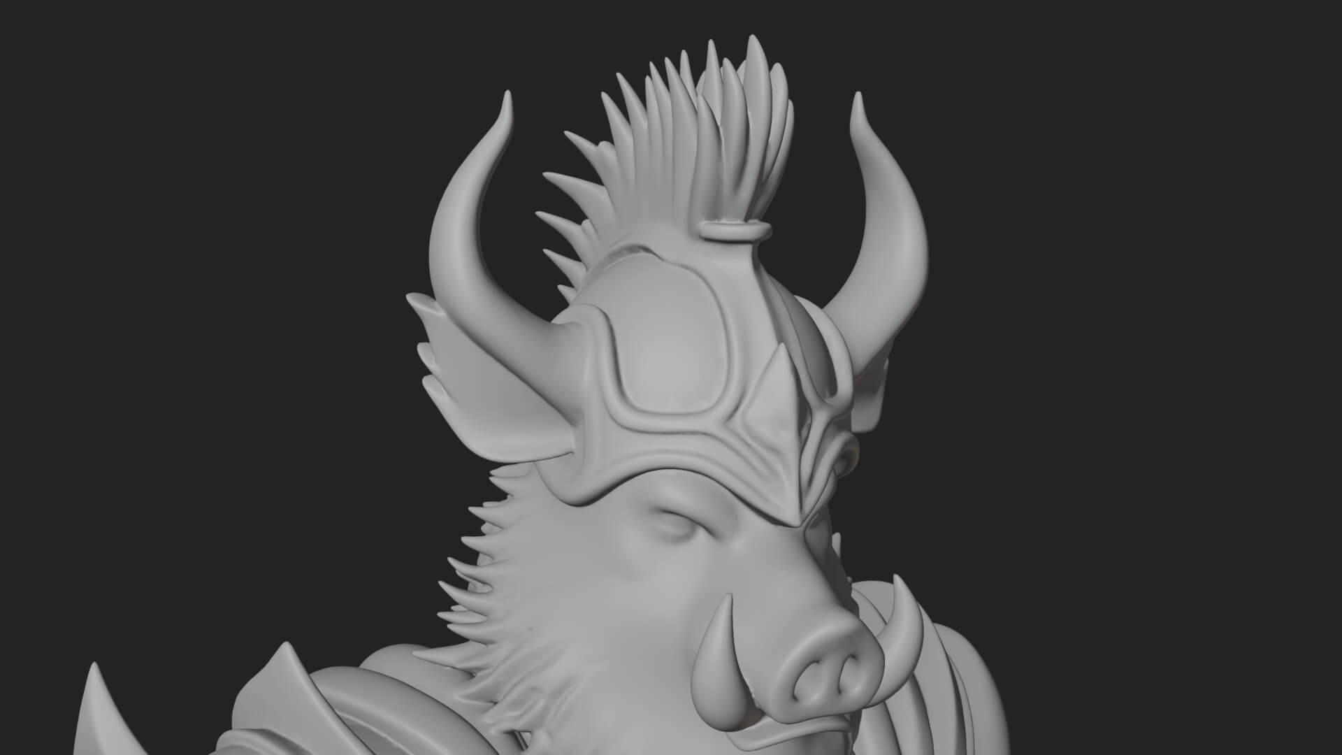 Minotaur Bull Beast Statue Design 15 3D Print Model 3D Model