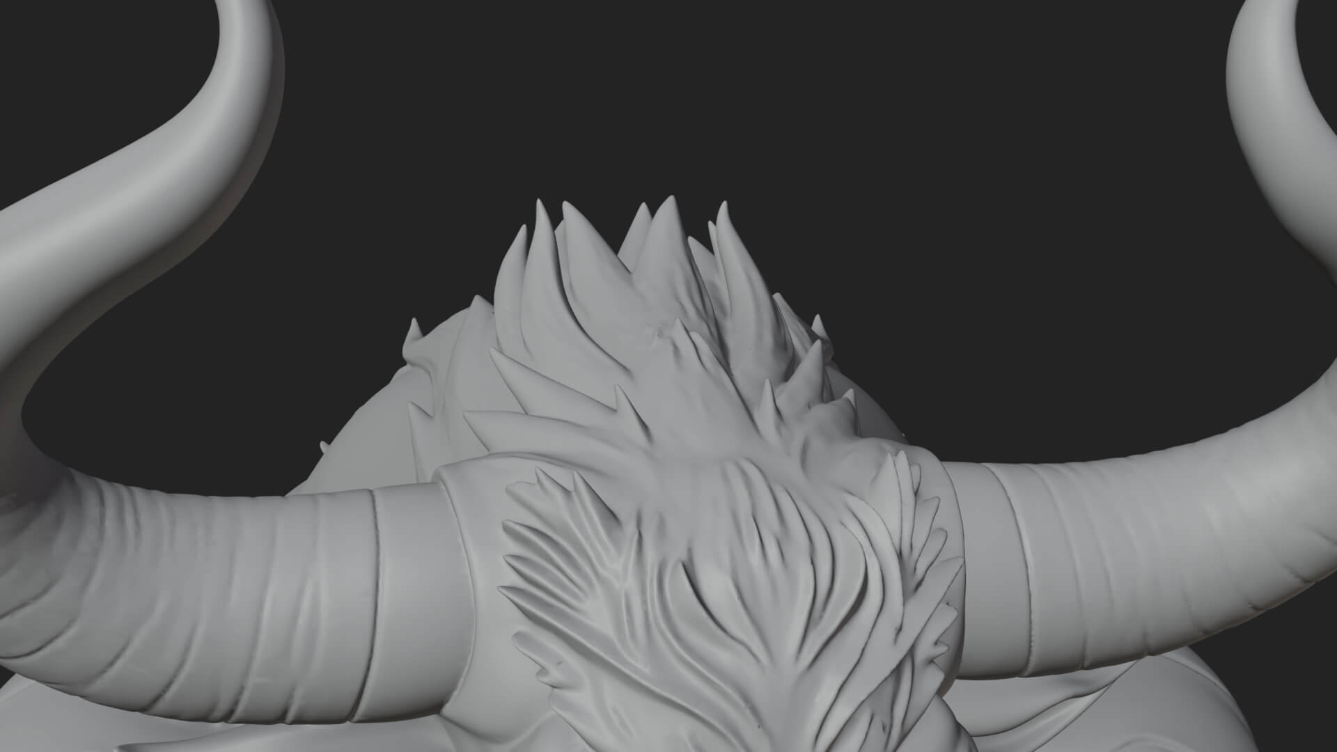 Minotaur Bull Beast Statue Design 4 3D Print Model 3D Model
