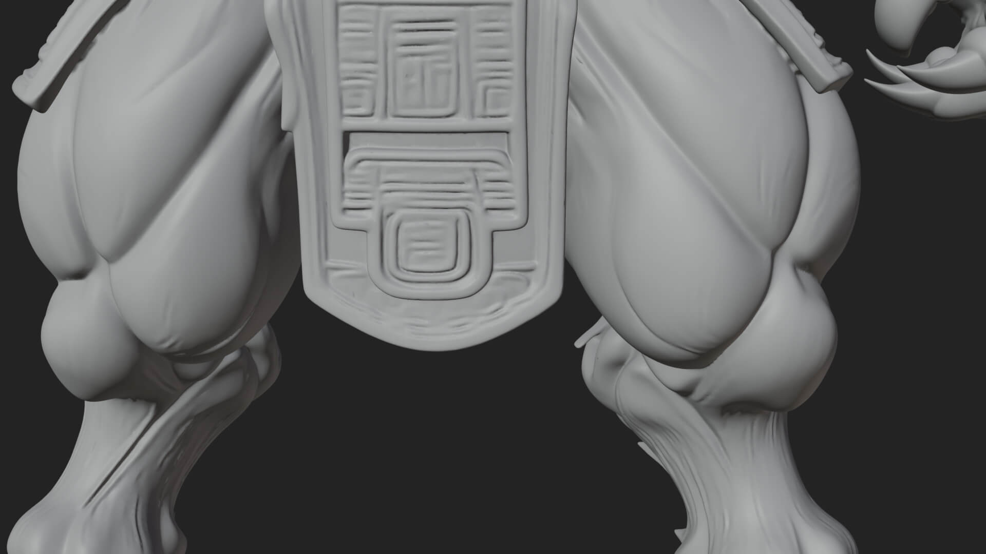 Minotaur Bull Beast Statue Design 4 3D Print Model 3D Model
