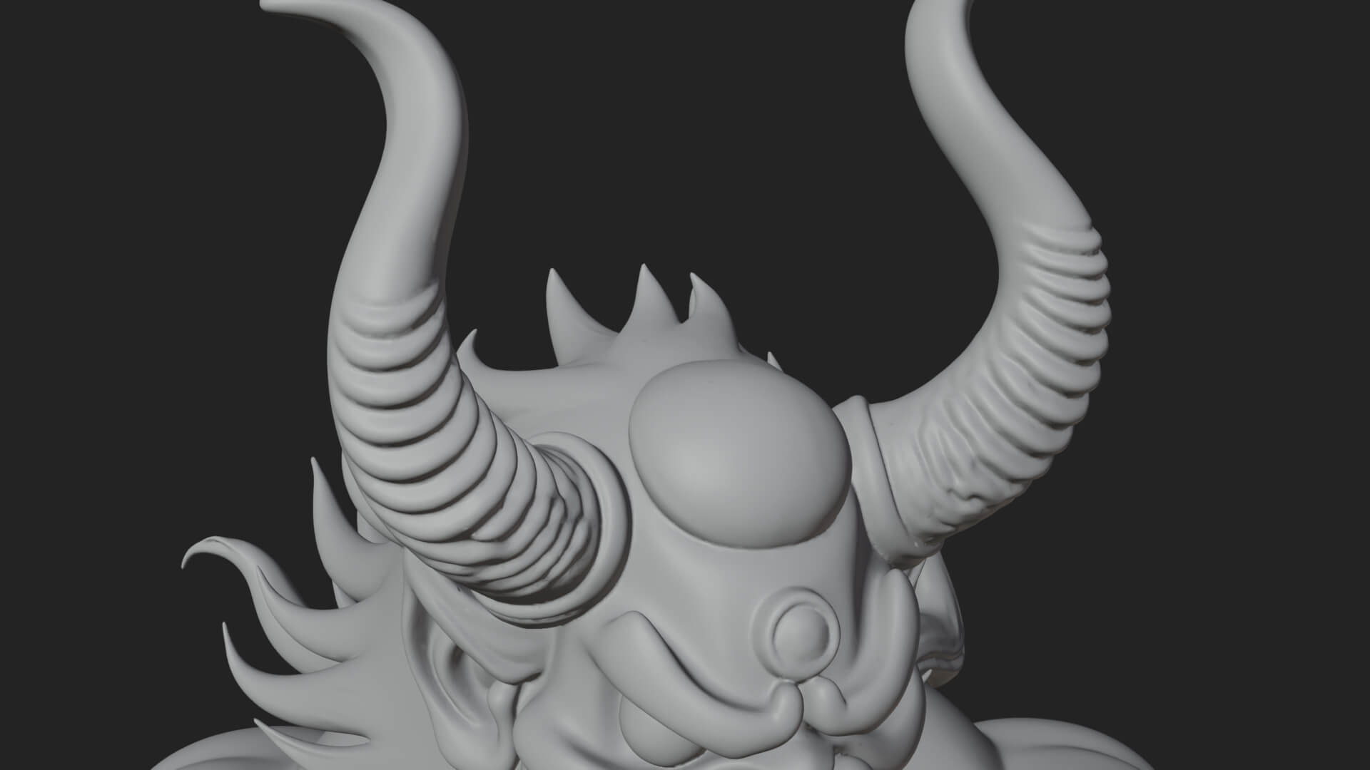 Minotaur Bull Beast Statue Design 6 3D Print Model 3D Model
