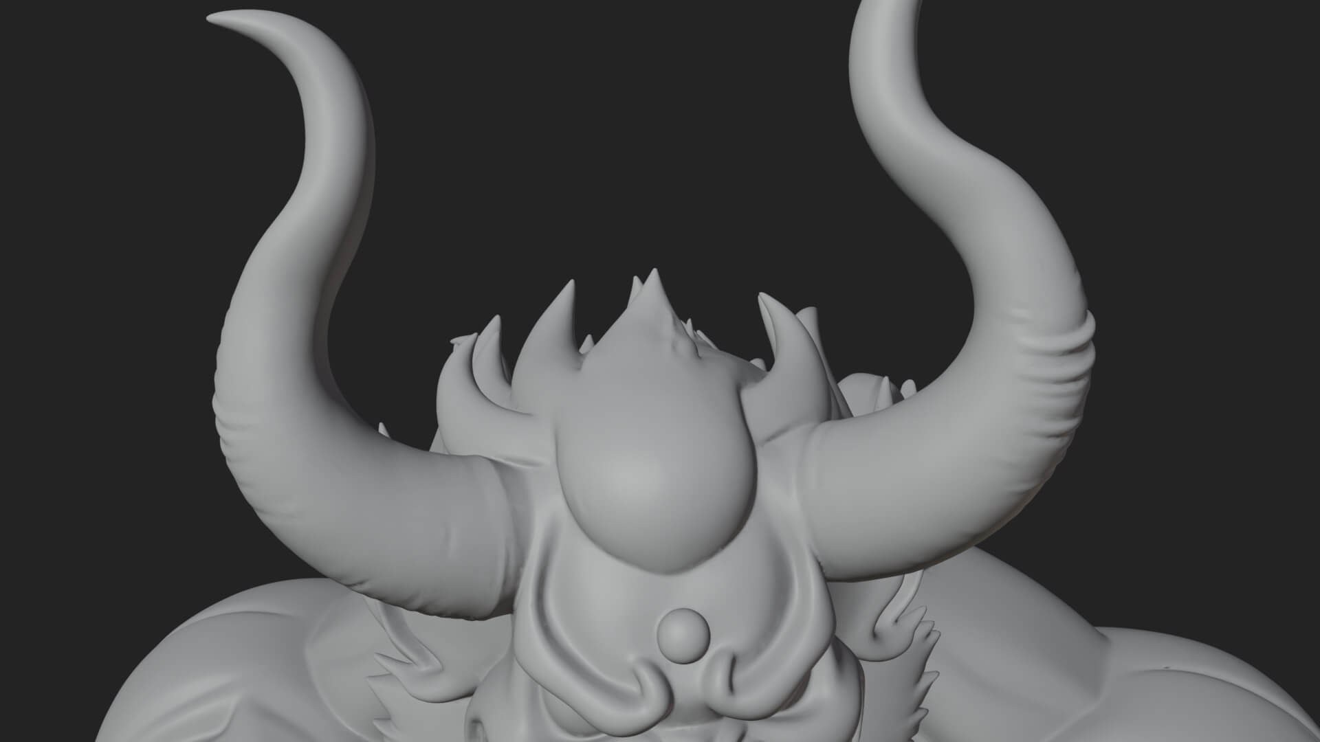 Minotaur Bull Beast Statue Design 7 3D Print Model 3D Model