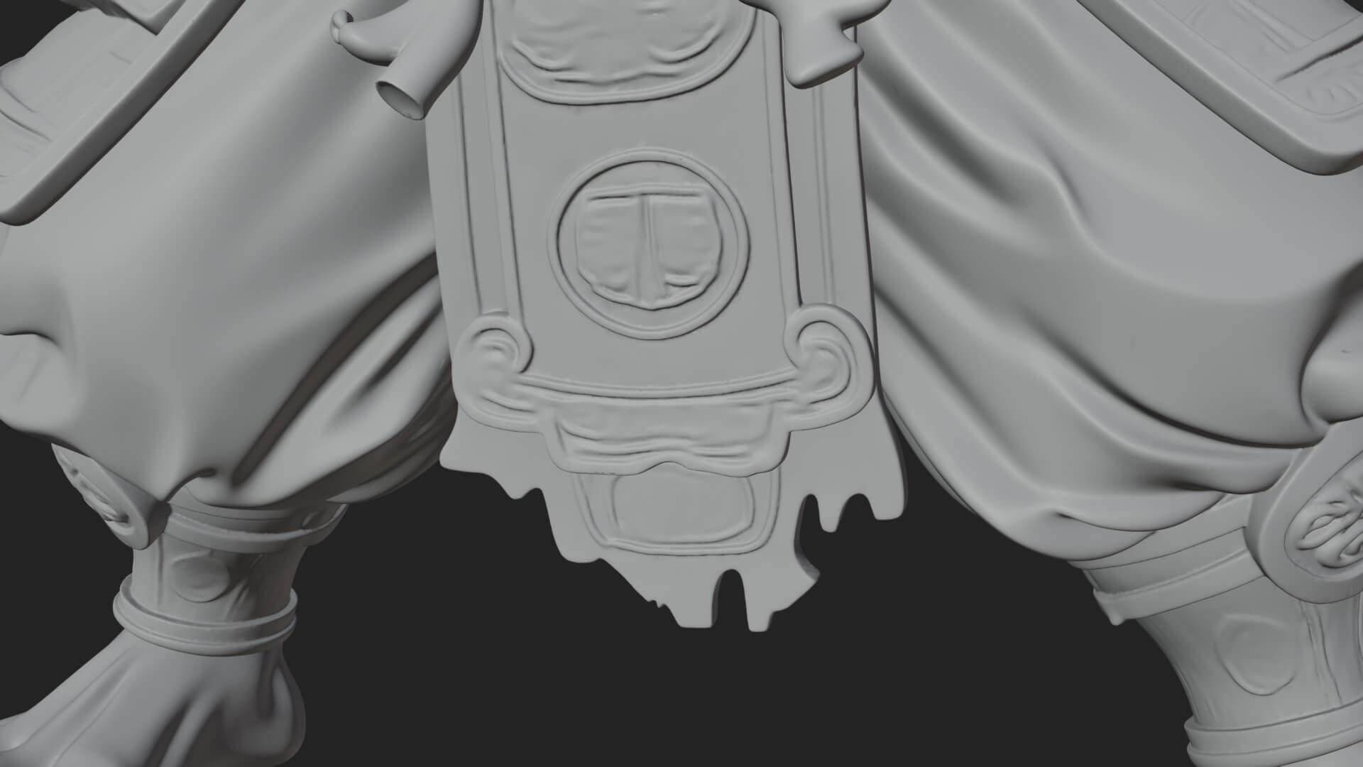 Minotaur Bull Beast Statue Design 7 3D Print Model 3D Model