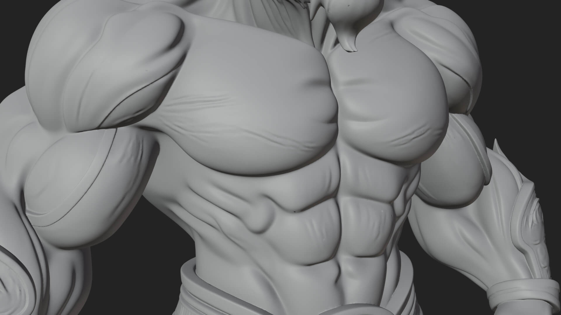 Minotaur Bull Beast Statue Design 8 3D Print Model 3D Model