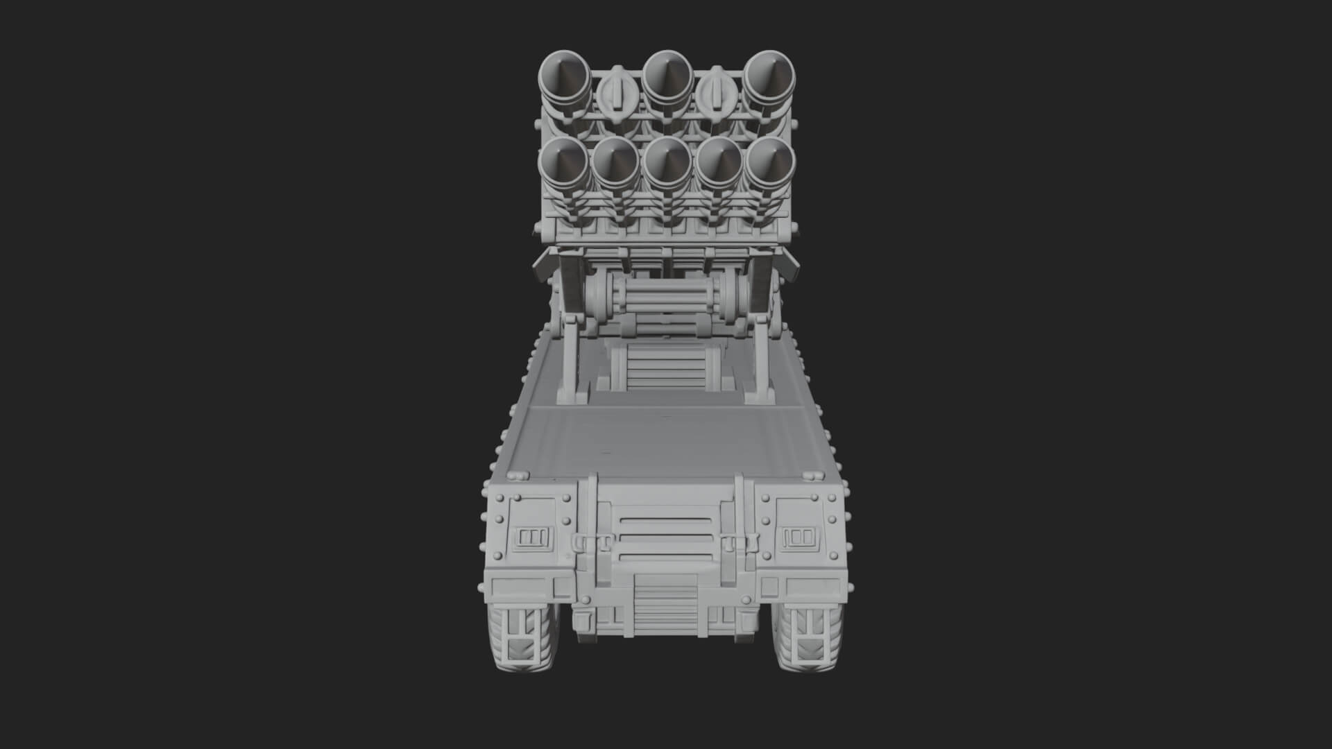 Missile Launcher Truck Model Design 1 3D Print Model 3D Model