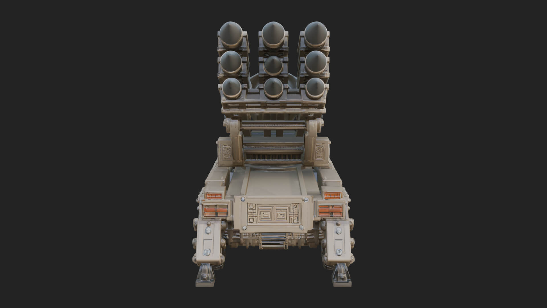 Missile Launcher Truck Model Design 3 3D Print Model 3D Model