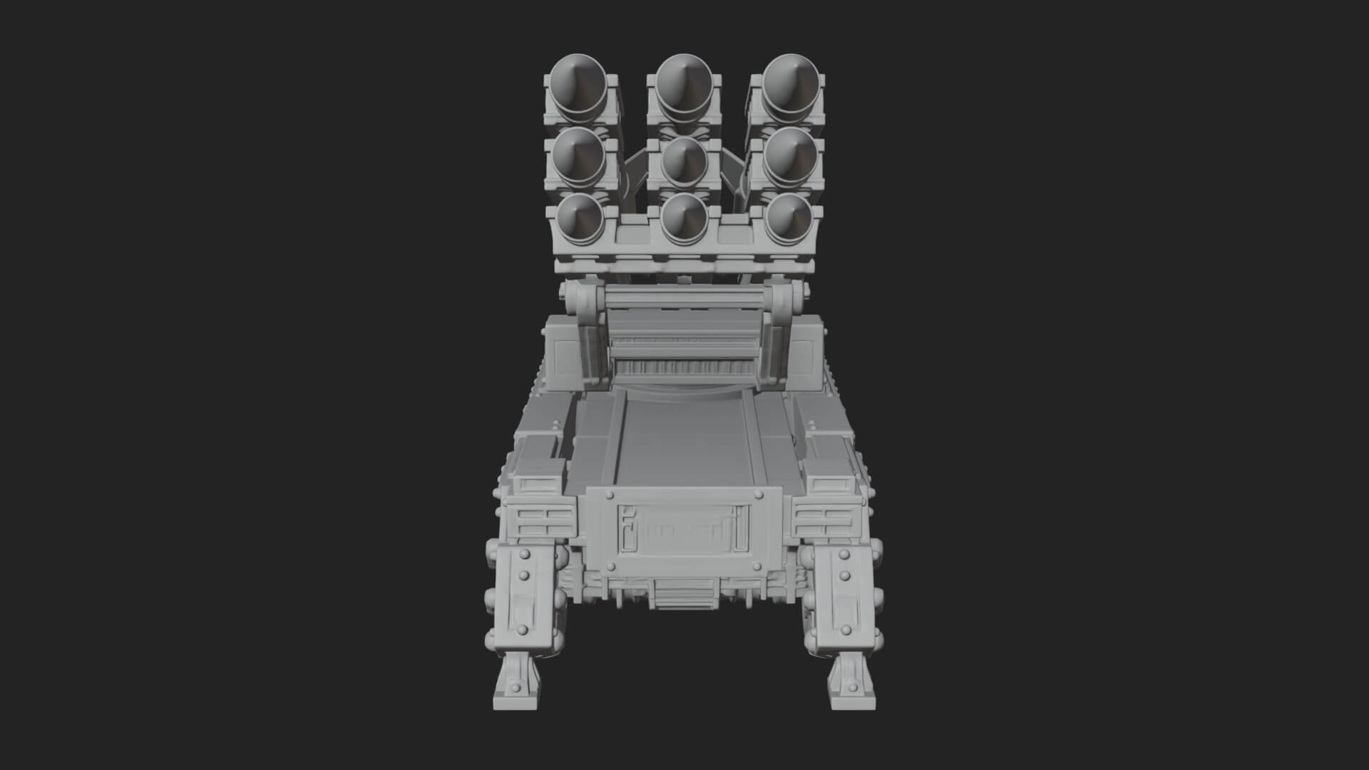 Missile Launcher Truck Model Design 3 3D Print Model 3D Model