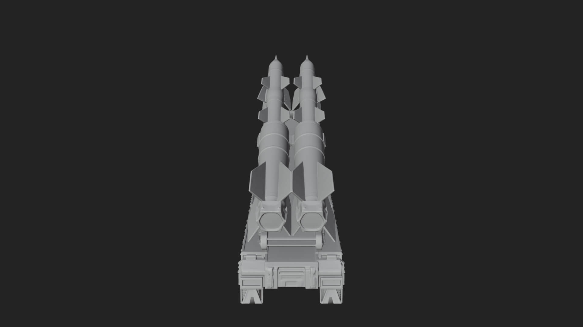 Missile Launcher Truck Model Design 4 3D Print Model 3D Model