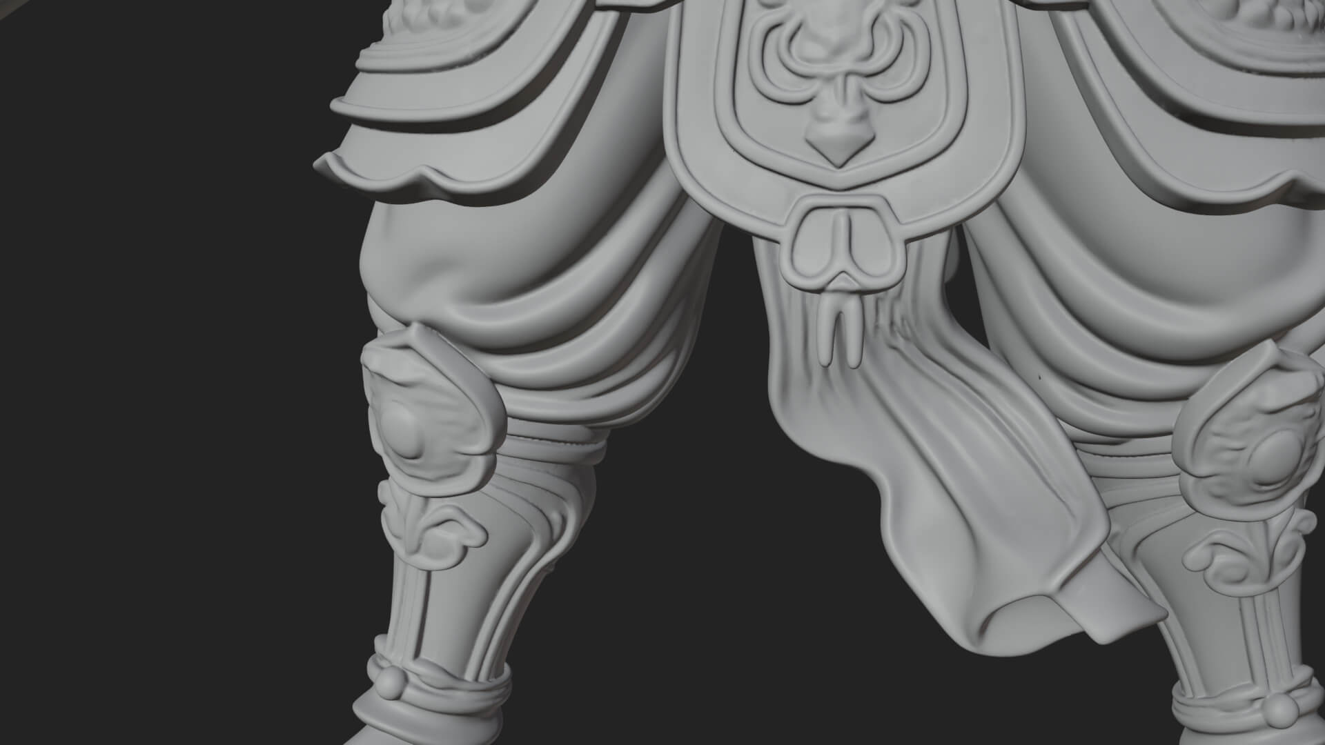 Monkey King Staff Statue Design 3 3D Print Model 3D Model