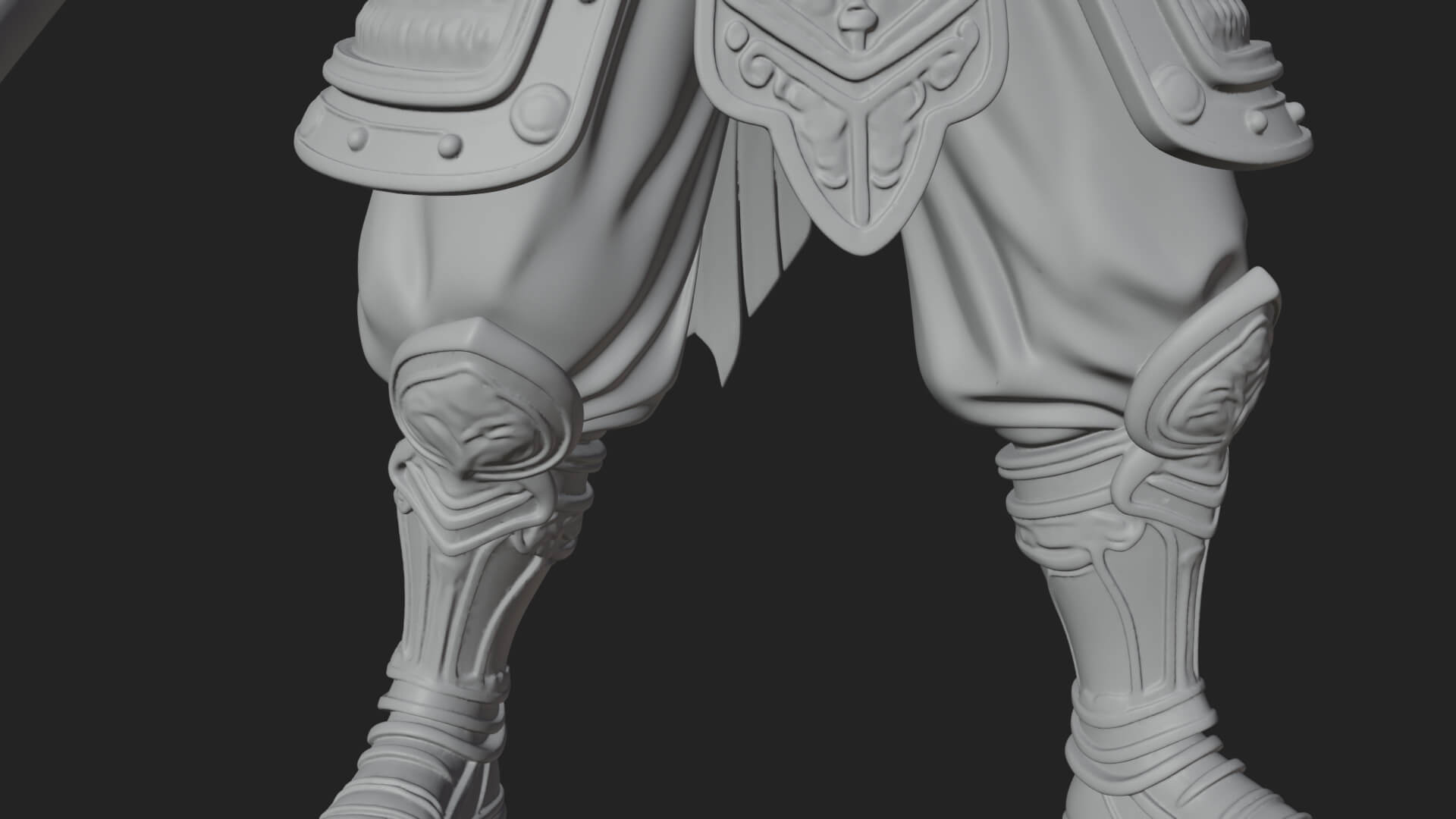 Monkey King Staff Statue Design 8 3D Print Model 3D Model