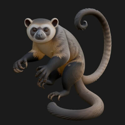 Monkey Statue Design 39 3D Print Model