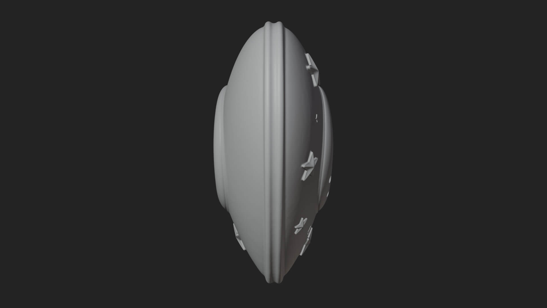 Moon and Star Heart Plaque Design 1 3D Print Model 3D Model