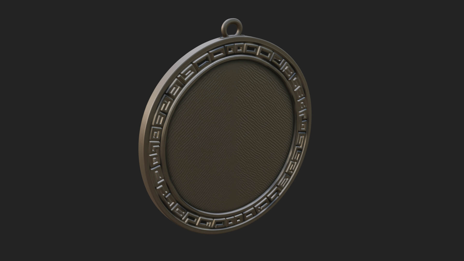 Moon Crown Goddess Oval Plaque Design 2 3D Print Model 3D Model