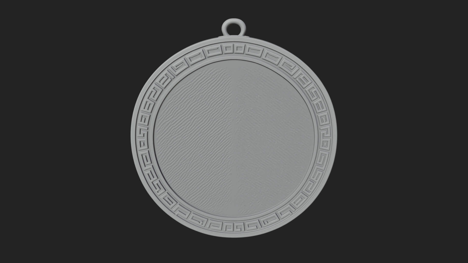 Moon Crown Goddess Oval Plaque Design 2 3D Print Model 3D Model