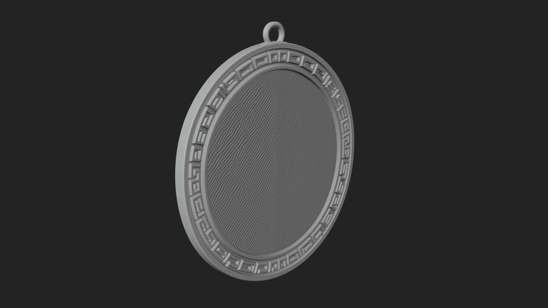 Moon Crown Goddess Oval Plaque Design 2 3D Print Model 3D Model