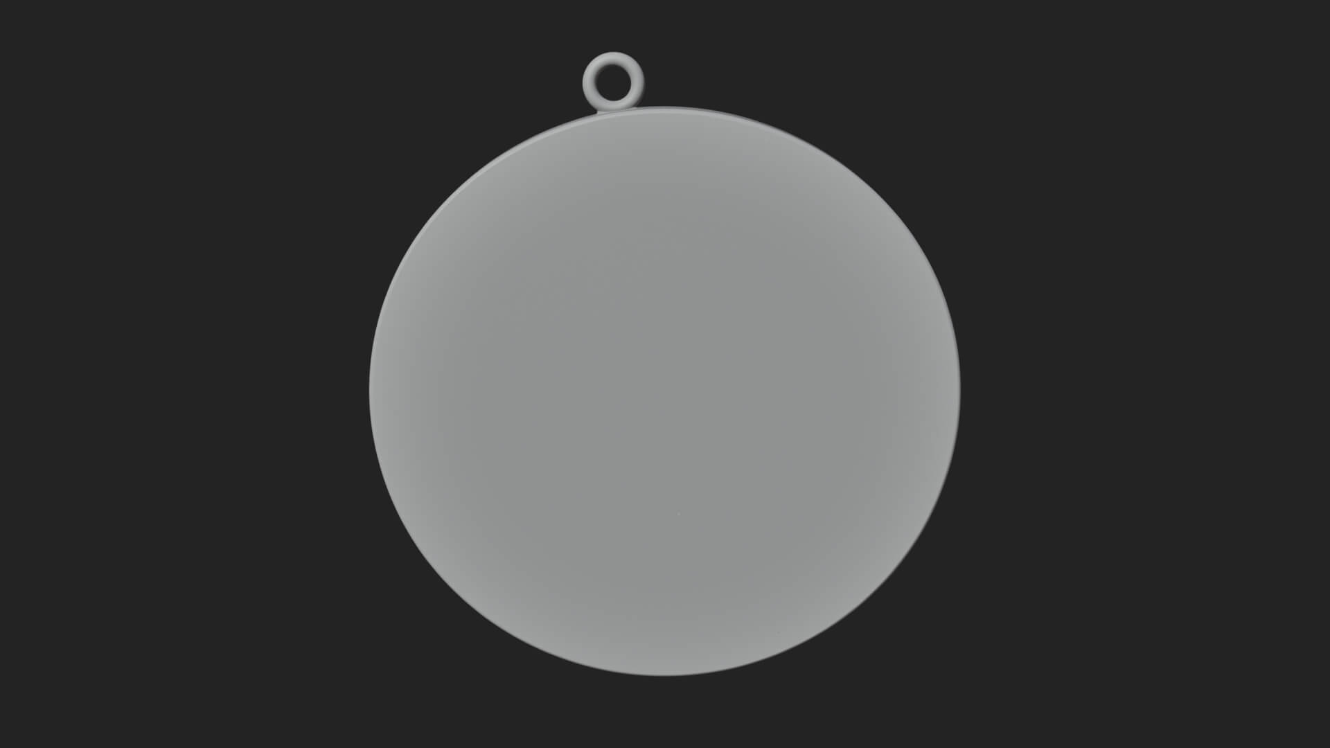 Moon Face Oval Relief Plaque Design 2 3D Print Model 3D Model