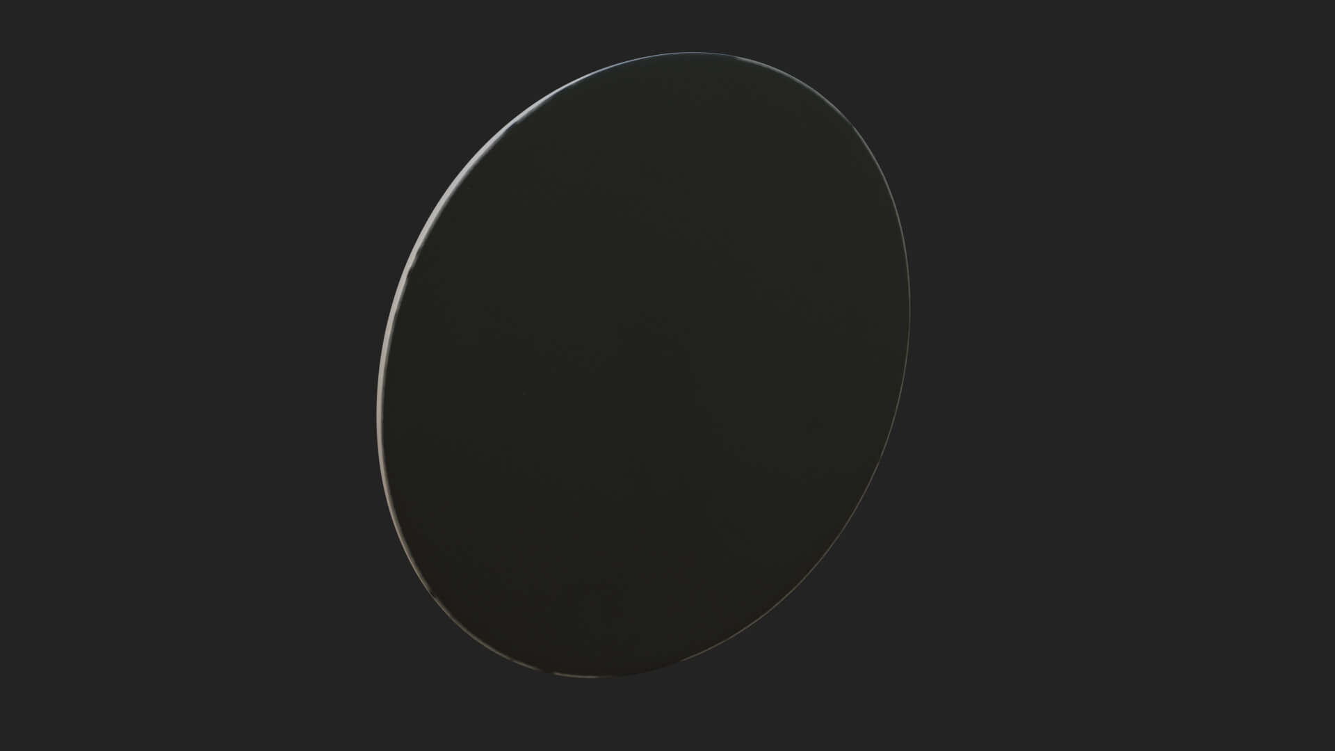 Moon Goddess Disc Plaque Design 1 3D Print Model 3D Model