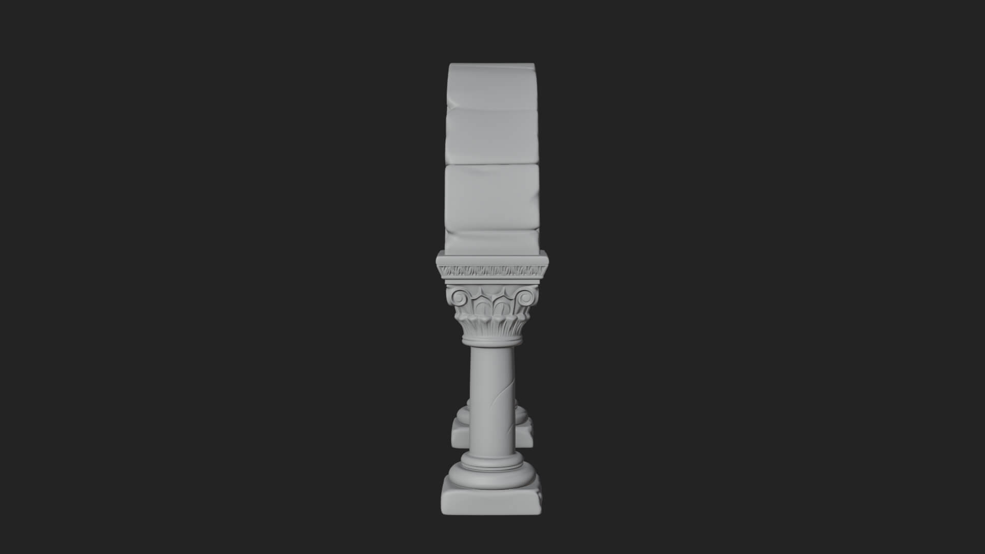 Moorish Arch Gateway Model Design 10 3D Print Model 3D Model