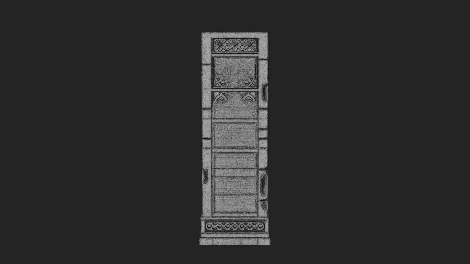 Moorish Arch Gateway Model Design 13 3D Print Model 3D Model