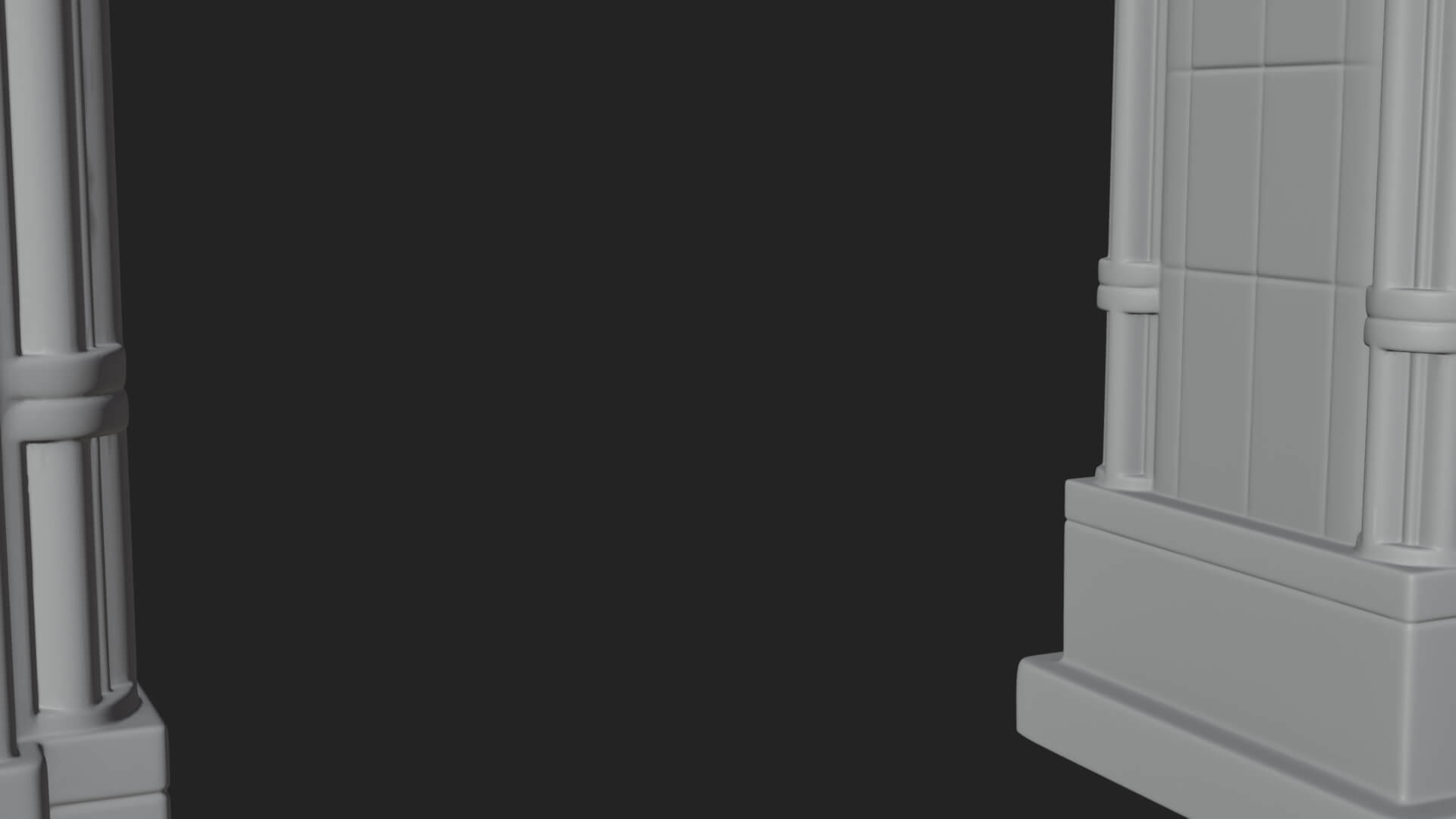 Moorish Arch Gateway Model Design 14 3D Print Model 3D Model