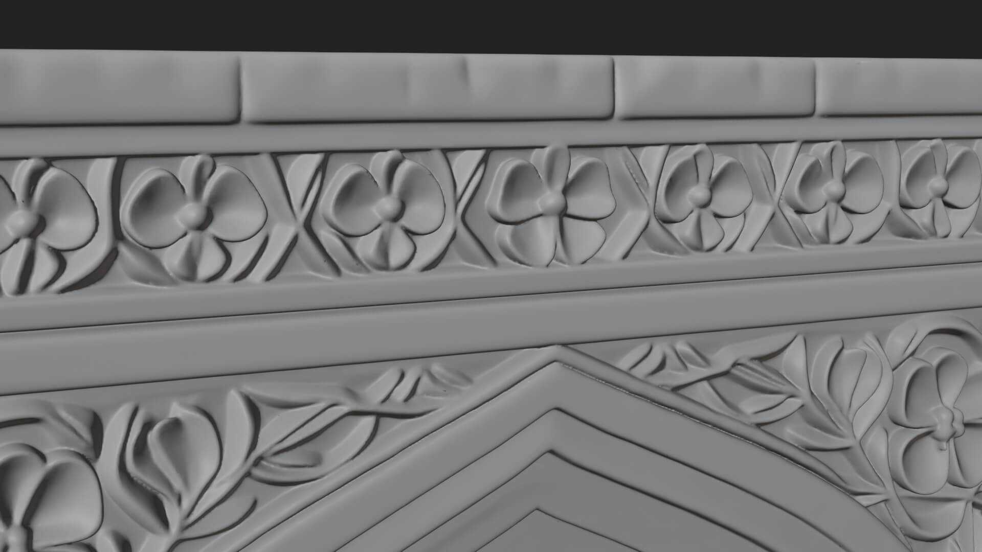 Moorish Arch Gateway Model Design 15 3D Print Model 3D Model