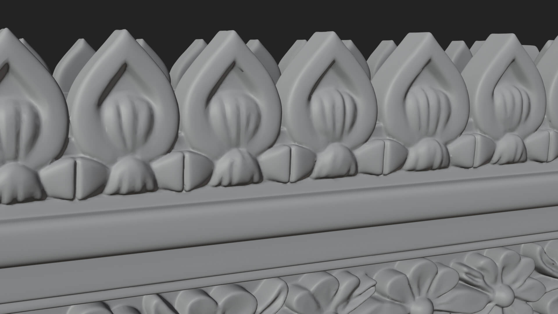 Moorish Arch Gateway Model Design 16 3D Print Model 3D Model