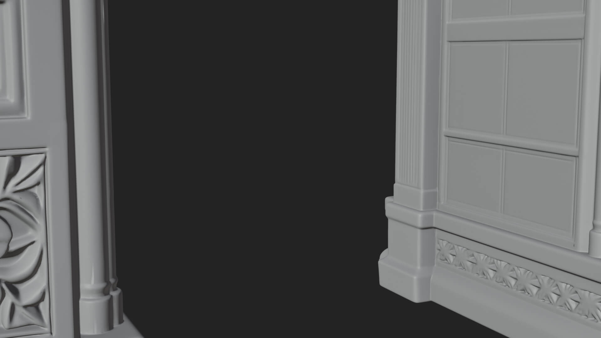 Moorish Arch Gateway Model Design 16 3D Print Model 3D Model