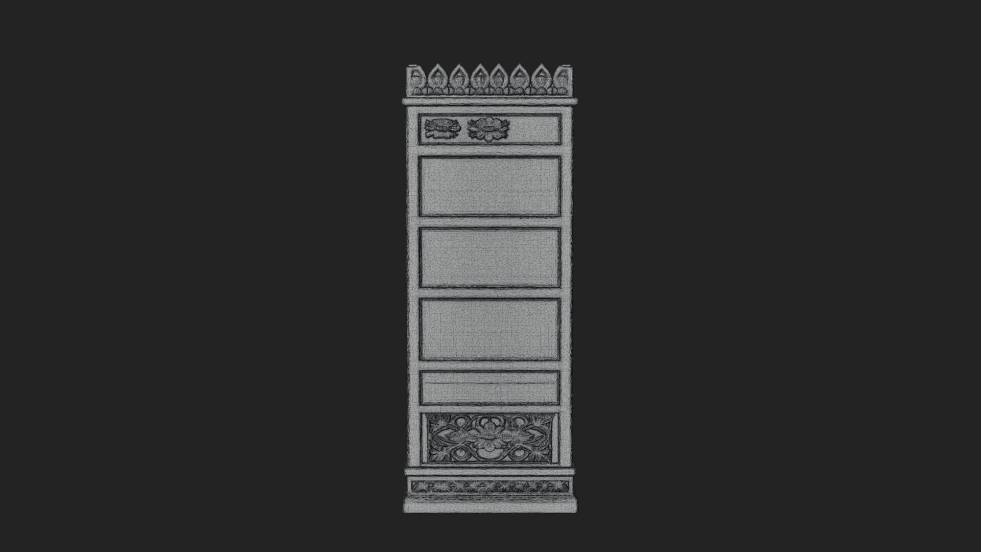 Moorish Arch Gateway Model Design 16 3D Print Model 3D Model