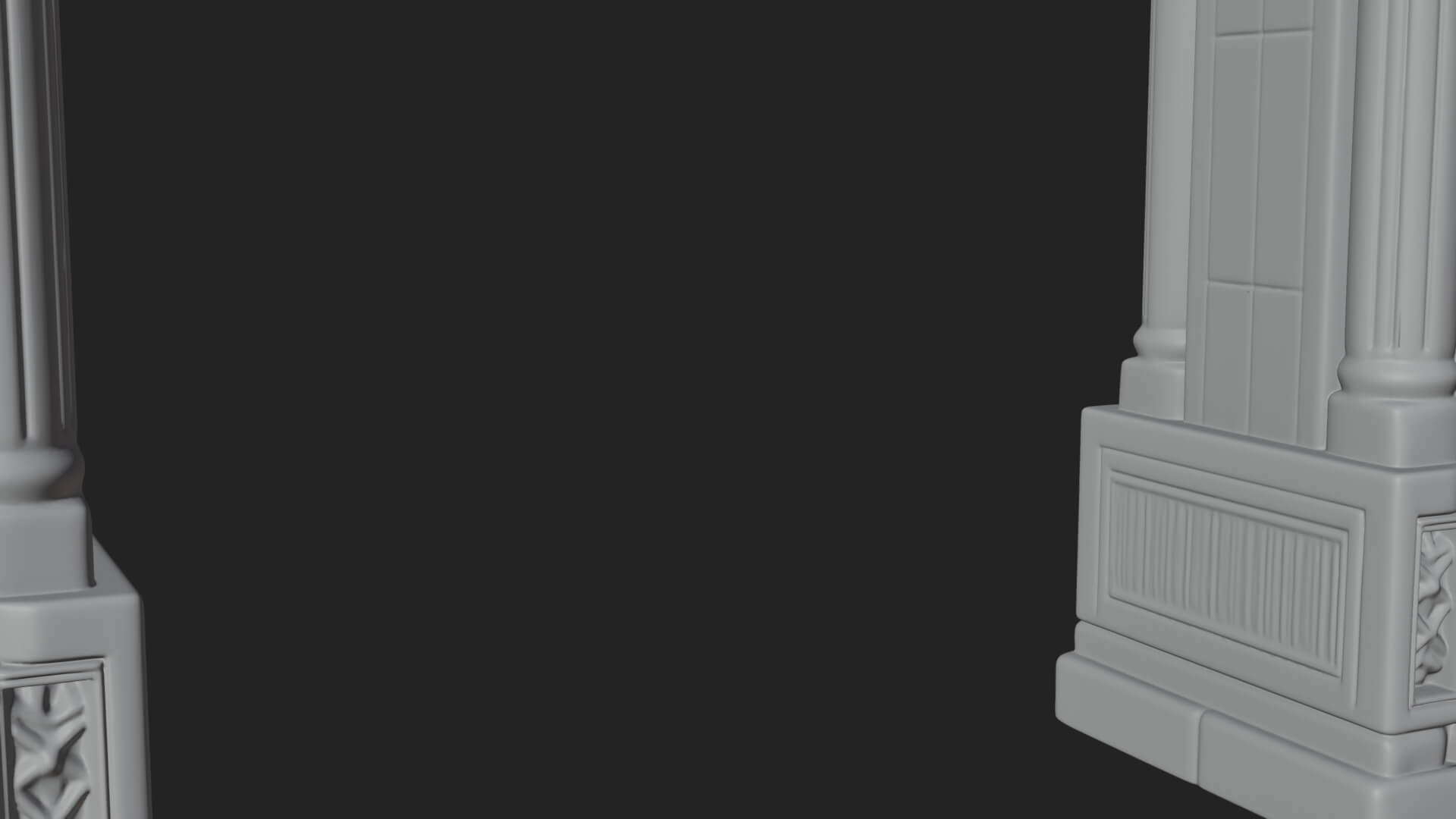 Moorish Arch Gateway Model Design 18 3D Print Model 3D Model