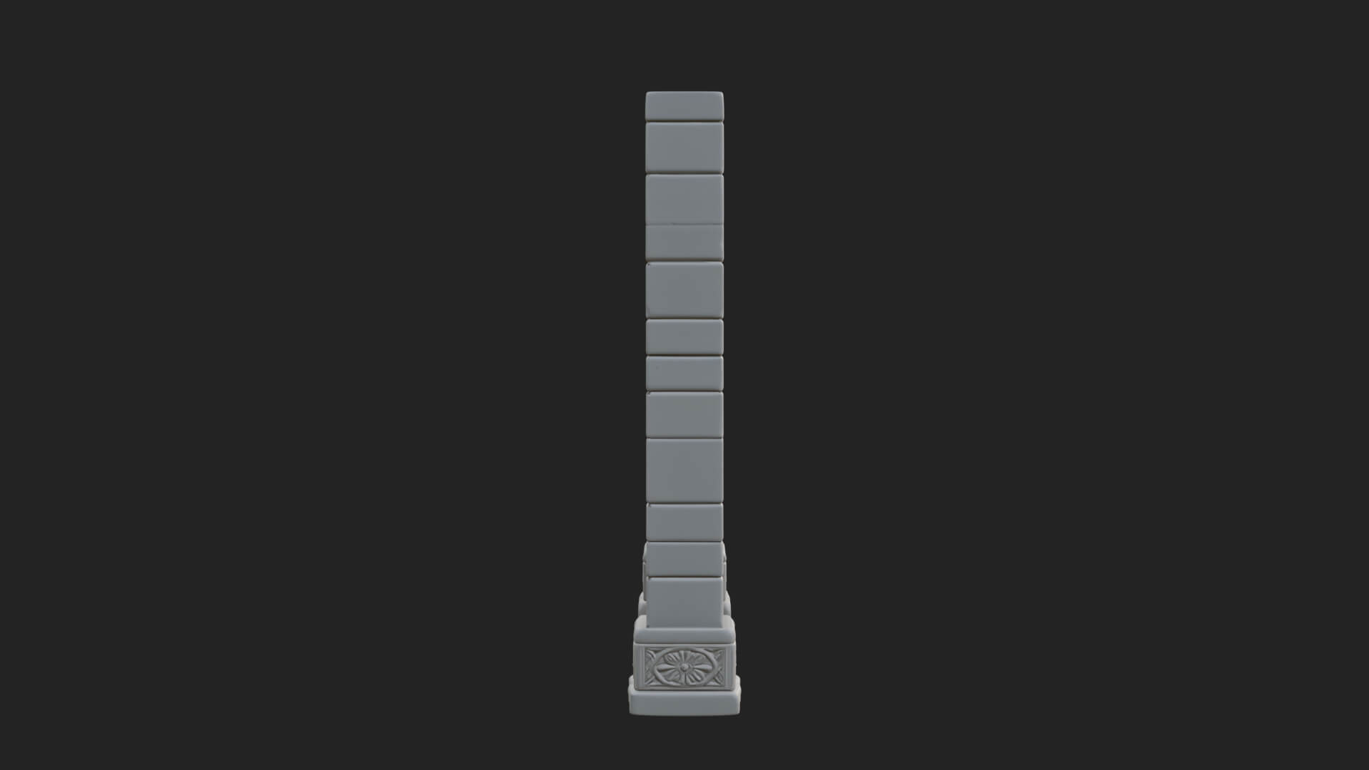 Moorish Arch Gateway Model Design 22 3D Print Model 3D Model