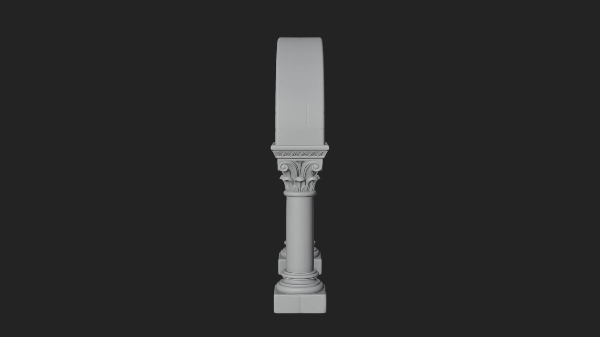 Moorish Arch Gateway Model Design 9 3D Print Model 3D Model