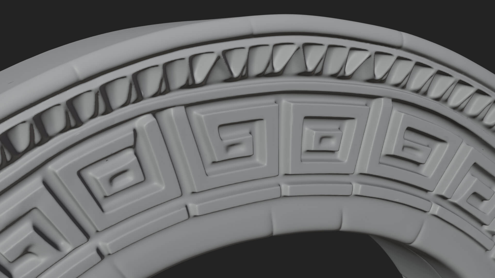 Moorish Arch Gateway Model Design 9 3D Print Model 3D Model