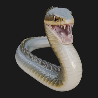 Moray Eel Statue Design 1 3D Print Model